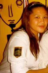 That's me wearing my Culinary Arts laboratory uniform